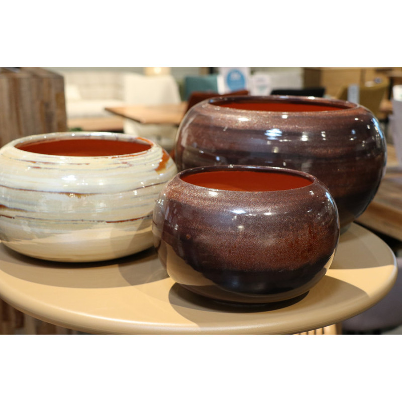 Labsolu creme noisette d23 h20 de Poterie d'Albi - Poterie de qualité à Bordeaux dans P150