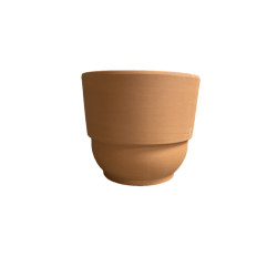 Pot vase rebord brut rouge d21 h19 de Poterie d'Albi - Poterie de qualité à Bordeaux dans P150
