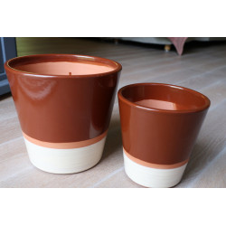Odyssee choco noir et blanc d18 h18 de Poterie d'Albi - Poterie de qualité à Bordeaux dans P150