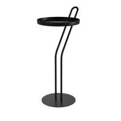 Sellette Angula Noir Charbon 52x25 cm - Support Décoratif pour Plantes de Louis moulin, décoration pour le jardin dans L108