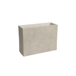 Jardinière Sydney Haute Réserve d'eau 80 Ma Crème - Pot Artevasi Design Moderne de Artevasi - Vases et jardinières Déco dans ...