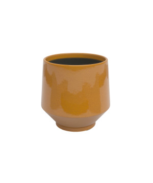Cache-pot Maia Jaune Automne 14 cm - Élégance et Style pour vos Plantes d'Intérieur de Artevasi - Vases et jardinières Déco d...