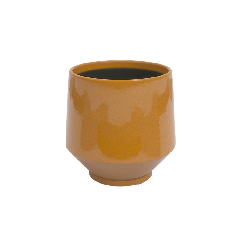 Cache-Pot Maia 18 cm Jaune Automne - Élégance et Style pour Plantes d'Intérieur de Artevasi - Vases et jardinières Déco dans ...