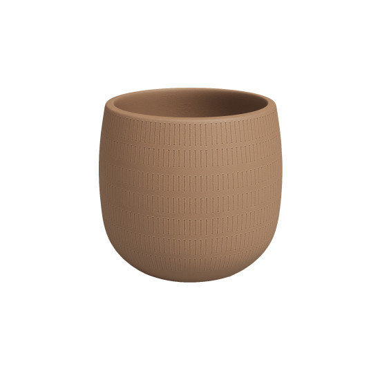 Cache Pot Aura 25 cm Marron Mocha - Élégance et Style pour vos Plantes d'Intérieur de Artevasi - Vases et jardinières Déco da...