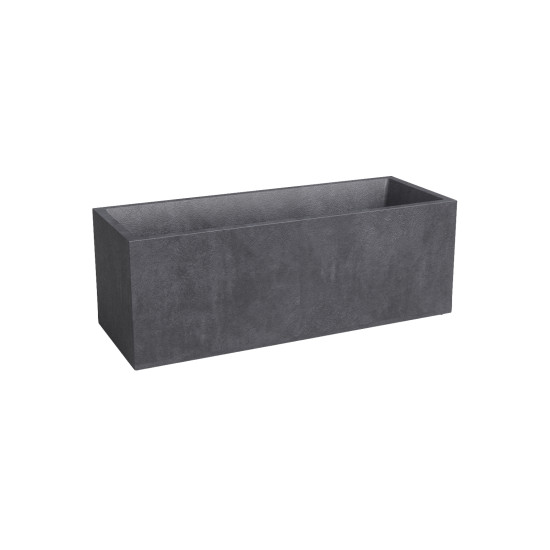 Jardinière Sydney Réserve d'eau 80 en Anthracite - Pot Design ArteVasi de Artevasi - Vases et jardinières Déco dans A108