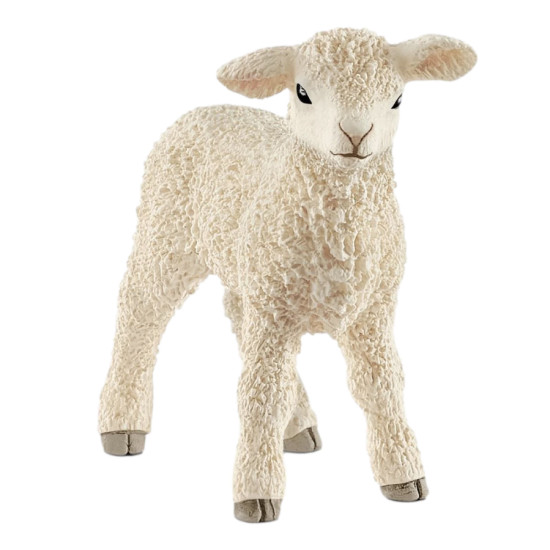 Figurine Schleich Agneau réaliste en plastique - Jouet éducatif pour enfants, 1er âge de Schleich - Figurine d'animaux dans S043