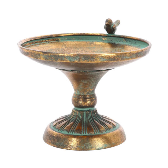 Bain d'Oiseaux en Métal Vieilli pour Décoration de Jardin et Maison - Accessoire Jardinier de Esschert design - deco maison e...
