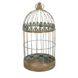 Cage en Métal Vieilli pour Décoration de Jardin et Maison - Accessoire de Jardinier de Esschert design - deco maison et jardi...