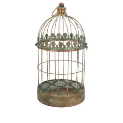 Cage en métal vieilli pour décoration de jardin et accessoires de jardinier de Esschert design - deco maison et jardin dans E058