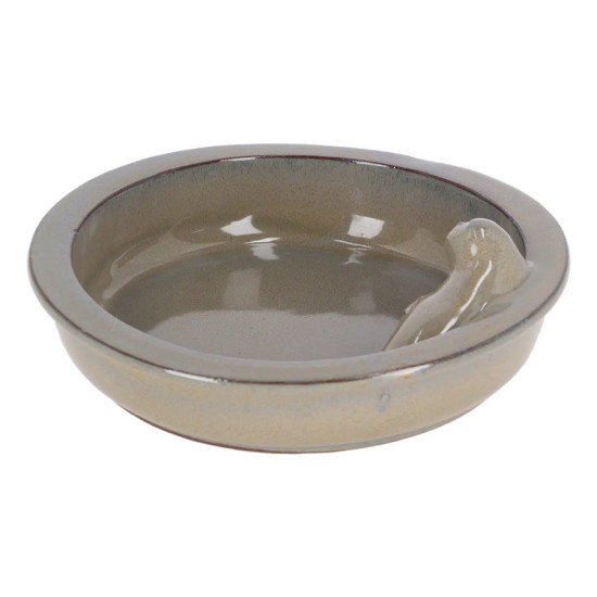 Bain d'Oiseau Rond Phoque - Décoration de Jardin Élégante et Accessoire Pratique pour Jardiniers de Esschert design - deco ma...