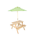 Table de Pique-Nique Enfant avec Parasol - Idéale pour le Jardin et les Activités Extérieures de Esschert design - deco maiso...