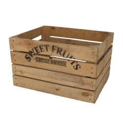 Cageot en Bois pour Pommes - Décoration Jardin et Accessoires de Jardinage de Esschert design - deco maison et jardin dans E058