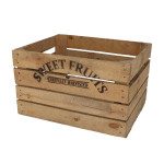 Cageot en Bois pour Pommes - Décoration Jardin et Accessoires de Jardinage de Esschert design - deco maison et jardin dans E058