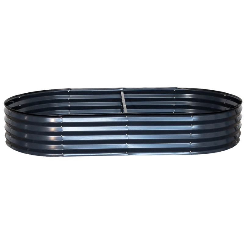 Carré Potager Métal Anthracite M - Idéal pour Décorer votre Jardin et Cultiver vos Plantes de Esschert design - deco maison e...