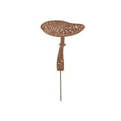 Tuteur Amanite Tue-Mouches en Rouille - Décoration de Jardin et Accessoires de Jardinage de Esschert design - deco maison et ...