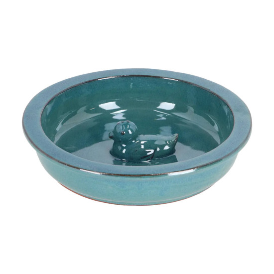 Bain d'Oiseau Rond en Canard - Décoration de Jardin et Accessoires de Jardinier de Esschert design - deco maison et jardin da...