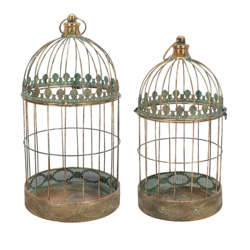 Ensemble de 2 cages en métal pour la déco de jardin et accessoires de jardinage de Esschert design - deco maison et jardin da...