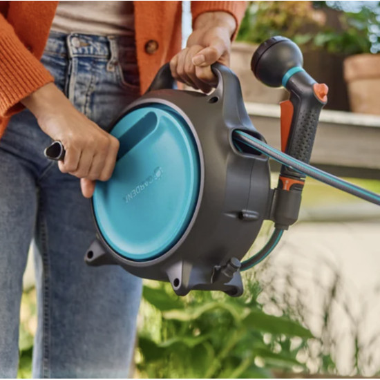Dévidoir portable move - range tuyau pratique gardena, transportable de Gardena - Arrosage goutte à goutte - Outillages  dans...