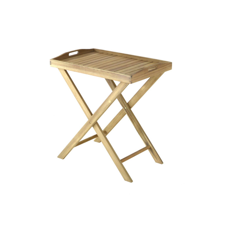 Table Desserte TEA en Acacia FSC - Élégance Naturelle pour Jardin et Maison de Proloisirs - Océo - table et fauteuil et mobil...