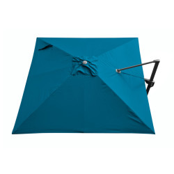Toile Parasol Bleu 3x3m - Décoration Élégante pour Jardin et Terrasse de Proloisirs - Océo - table et fauteuil et mobilier de...