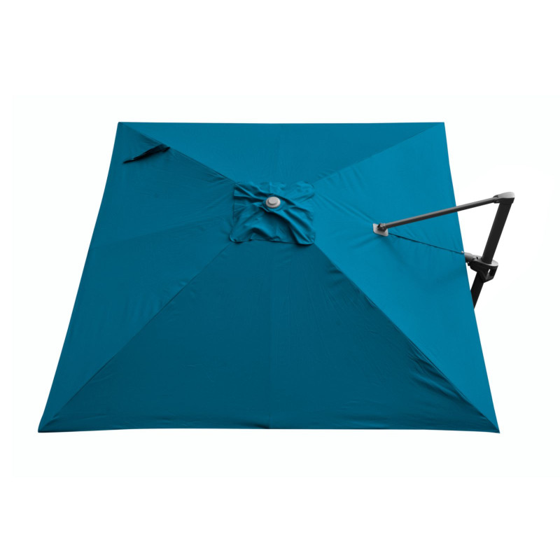 Toile Parasol Bleu 3x3m - Décoration Élégante pour Jardin et Terrasse de Proloisirs - Océo - table et fauteuil et mobilier de...