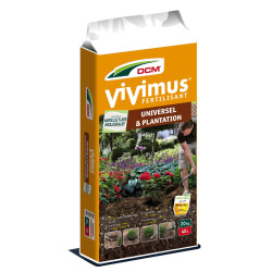 Amendement VIVIMUS UNIVERSEL 20 kg pour Jardin et Potager - Equivalent Or Brun de DCM - Engrais et terreaux dans D006
