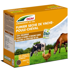 Engrais Naturel Fumier Vache, Poule et Cheval - 3 kg pour Jardin et Potager - DCM de DCM - Engrais et terreaux dans D006
