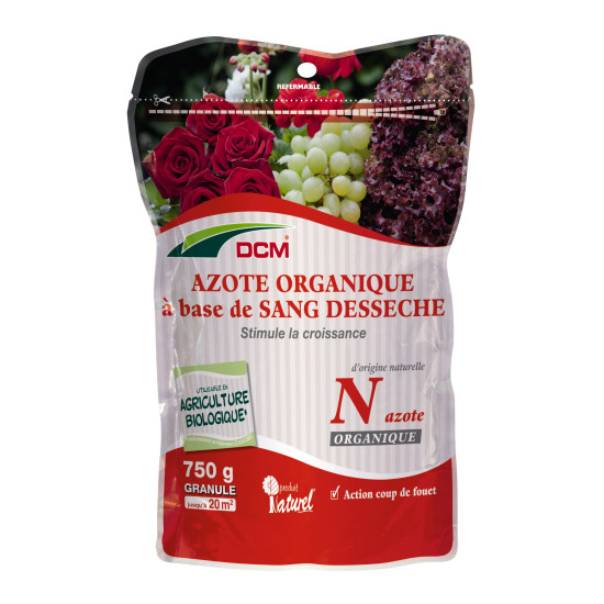Engrais Sang Séché 750g - Boostez votre Jardin et Potager Naturellement - DCM de DCM - Engrais et terreaux dans D006
