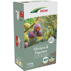 Engrais naturel pour Olivier et Figuier - 1,5 kg pour un jardin florissant - DCM de DCM - Engrais et terreaux dans D006