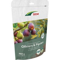 Engrais Naturel pour Olivier et Figuier - 750g - Fertilisant Efficace pour Jardin et Potager - DCM de DCM - Engrais et terrea...