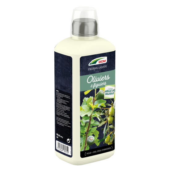 Engrais Liquide Spécial Olivier et Figuier - 0,8L pour Jardin et Potager - DCM de DCM - Engrais et terreaux dans D006