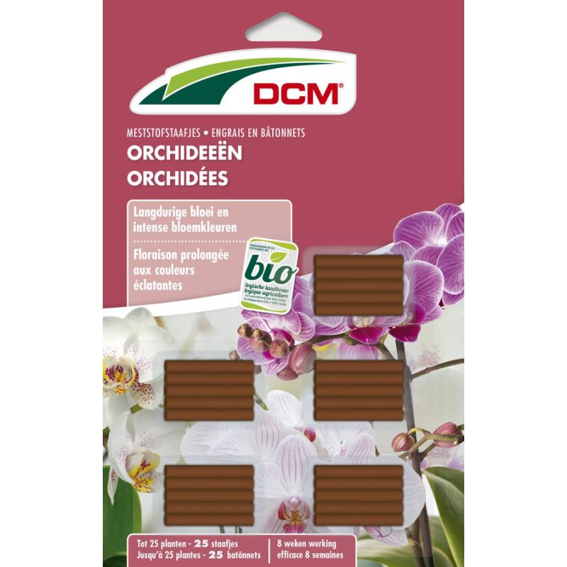 Engrais Bâtonnet Orchidée - 25 Pièces pour Plantes et Jardins - - DCM de DCM - Engrais et terreaux dans D006