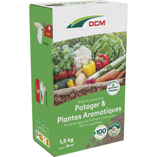 Engrais Naturel pour Jardin et Potager - 1,5 kg , Fertilisation Efficace et Durable - DCM de DCM - Engrais et terreaux dans D006