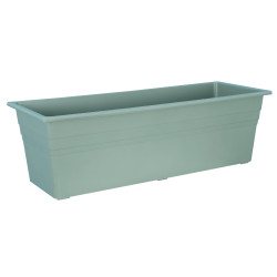 Jardinière Ronda 50 en Vert Argile - en plastique fabriquée par Riviera de Riviera - fabricant de Pots à reserve d'eau et san...