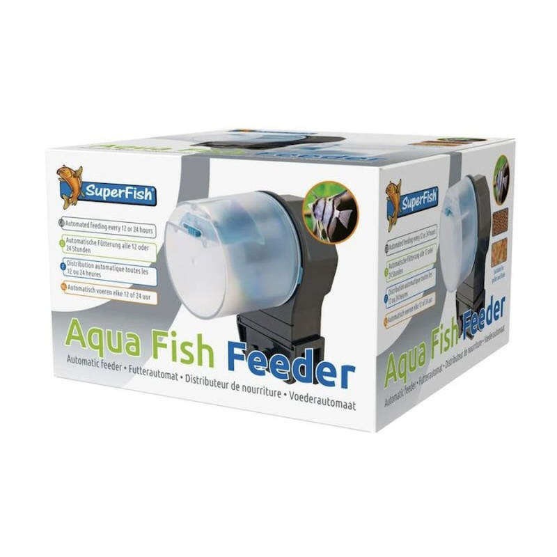 Distributeur automatique de nourriture pour poissons SF Aqua de Superfish - Aquadistri - accessoires pour aquarium et bassin ...