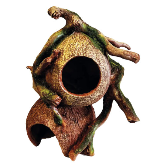 Cachette noix de coco naturelle pour reptiles Repto Deco de Superfish - Aquadistri - accessoires pour aquarium et bassin dans...