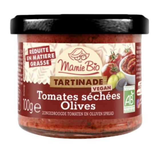 TARTINADE TOMATES SECHEES OLIVES VEGAN 100G de Table des producteurs Libourne dans 🥔 Apéritifs à manger