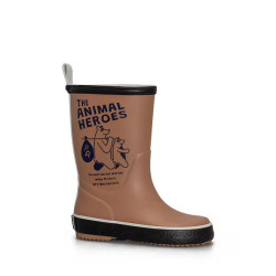 Botte ANIMAL HEROES Marron Taille 28 pour enfant, Idéal pour le jardin de Rouchette - Bottes et sabots dans S061