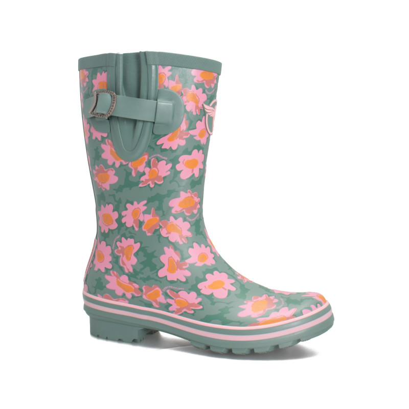 Demi-botte DAISIES verte Taille 37 pour femme, Idéal pour le jardin de Rouchette - Bottes et sabots dans S061