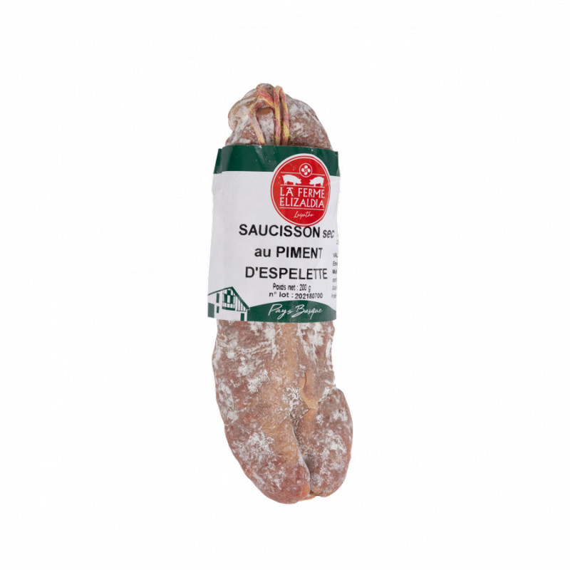 SAUCISSON AU P.ESP PORC FP 200G de Table des producteurs Libourne dans 🥔 Apéritifs à manger