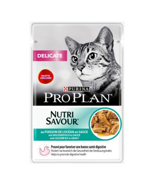 Proplan chat delicate poisson 85g de Proplan - croquette chien et chat dans N017