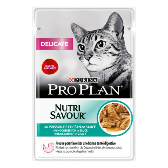 Proplan chat delicate poisson 85g de Proplan - croquette chien et chat dans N017