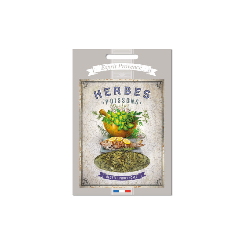 RECHARGE HERBES POISSONS 40G de Savons 🧼et huiles essentielles Esprit de Provence 🫏 dans Herbes aromatiques pour la cuisine