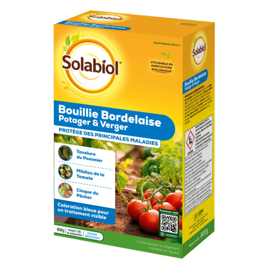 Bouillie Bordelaise Colorée 800g - anti maladies solabiol pour plantes de Solabiol - traiement bio pour plantes dans Anti-mal...
