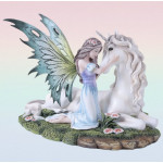 Figurine Fee avec licorne de Herboristerie et Esotérisme à Libourne dans P207