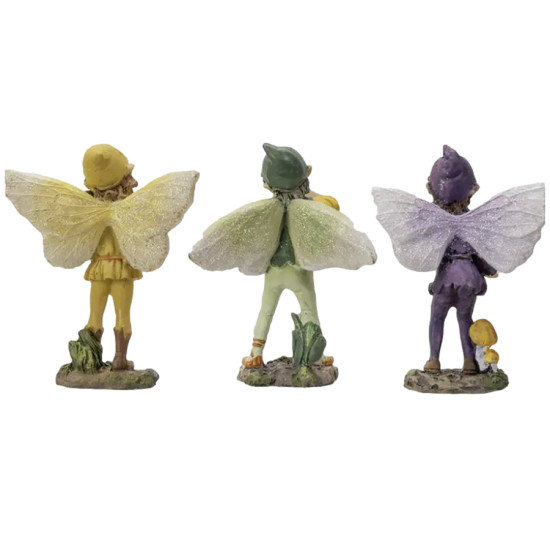 Figurine Ensemble de Fee Garcon 3 Pieces de Herboristerie et Esotérisme à Libourne dans P207