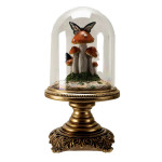 Cloche champignon avec papillon sur champignon veneneux de Herboristerie et Esotérisme à Libourne dans P207