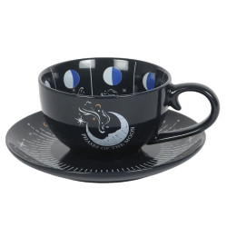 Tasse et soucoupe Phase de Lune Bleue de Herboristerie et Esotérisme à Libourne dans S162