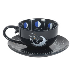 Tasse et soucoupe Phase de Lune Bleue de Herboristerie et Esotérisme à Libourne dans S162