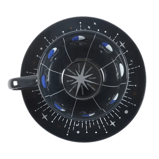 Tasse et soucoupe Phase de Lune Bleue de Herboristerie et Esotérisme à Libourne dans S162